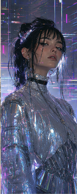 Glitchy Glam What Aesthetic Are You? result portrait
