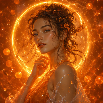 Orange Spark Aura result portrait