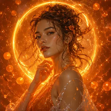 Orange Spark Aura result portrait