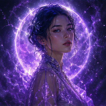 Violet Mystic Aura result portrait