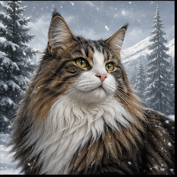 Norwegian Forest Cat result portrait