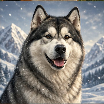 Alaskan Malamute result portrait