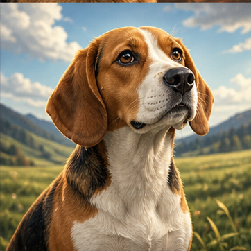 Beagle result portrait