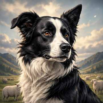 Border Collie result portrait