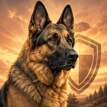 German Shepherd result portrait