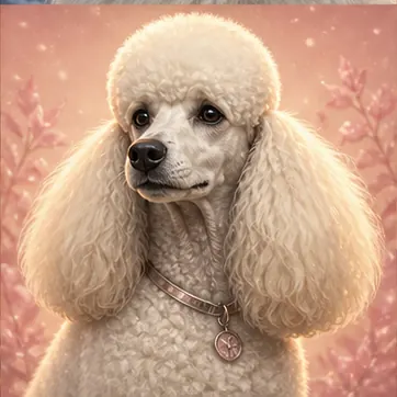 Poodle result portrait