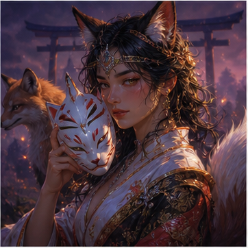 Kitsune result portrait