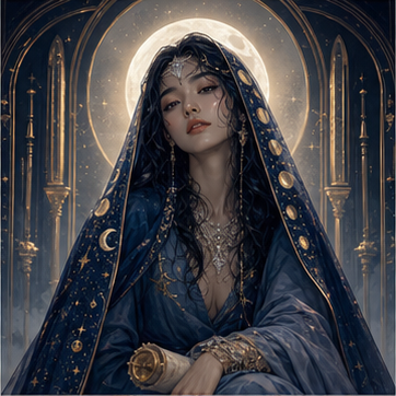 The High Priestess result portrait