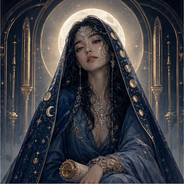 Which Tarot Card Are You? oracle portrait