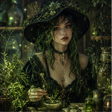 Green Witch result portrait