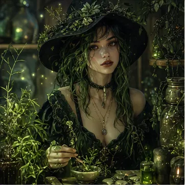 Green Witch result portrait