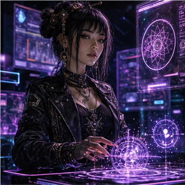 Techno Witch result portrait